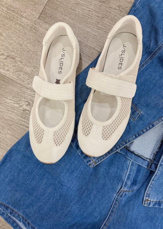 J.HOFFMAN'S Patricia Shoe- Off White