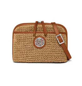 Shelby Straw Organizer in Luggage