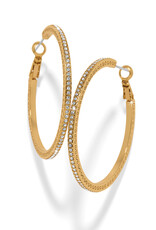 Meridian Eclipse Large Hoop in Gold