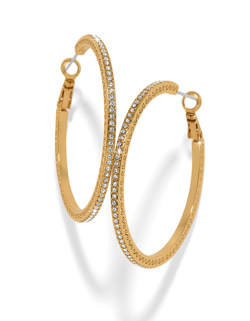 Meridian Eclipse Large Hoop in Gold