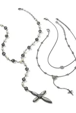 Ferrara Cross Y necklace