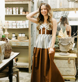 J.HOFFMAN'S Anchored Dress- Brown