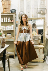 J.HOFFMAN'S Anchored Dress- Brown