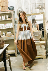 J.HOFFMAN'S Anchored Dress- Brown