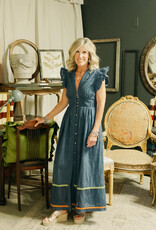 J.HOFFMAN'S Madeline Dress- Deep Cobalt