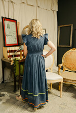 J.HOFFMAN'S Madeline Dress- Deep Cobalt