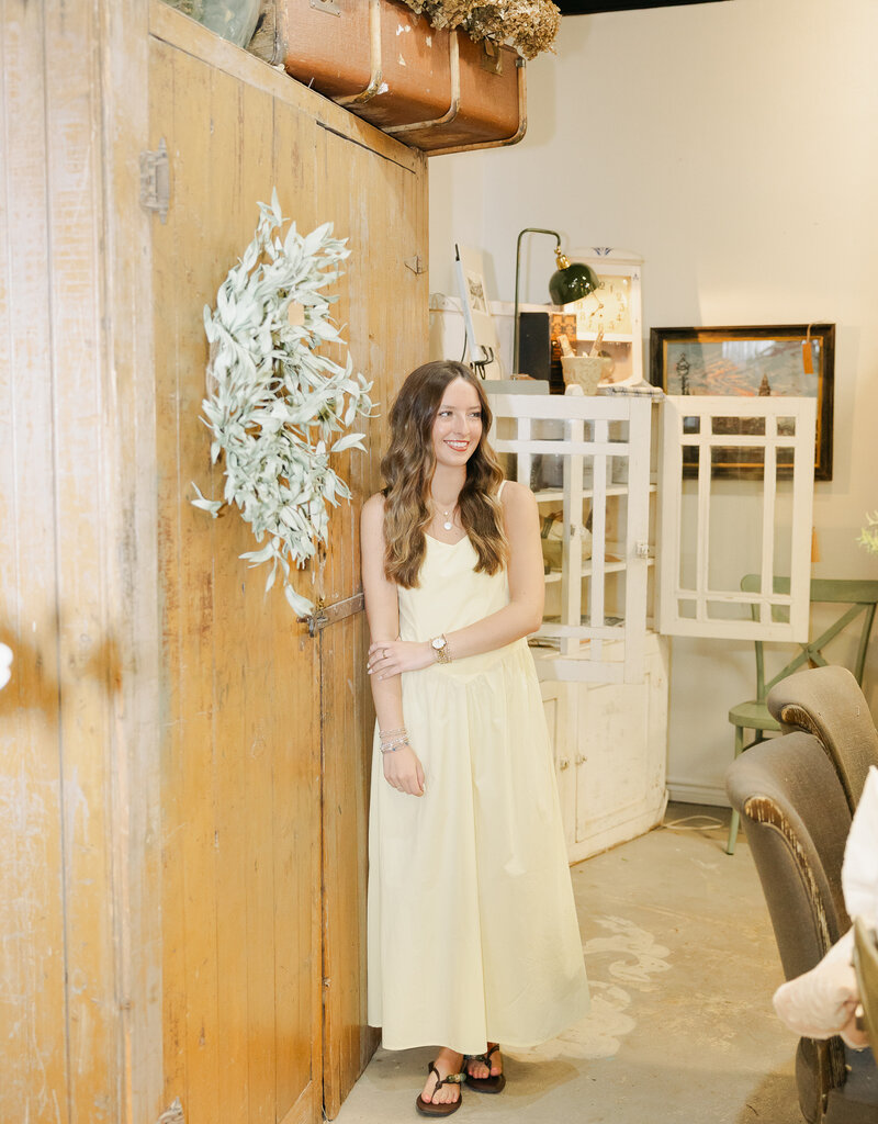 J.HOFFMAN'S Izard Dress- Yellow