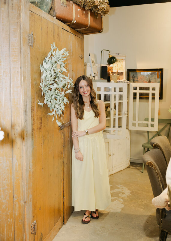 J.HOFFMAN'S Izard Dress- Yellow