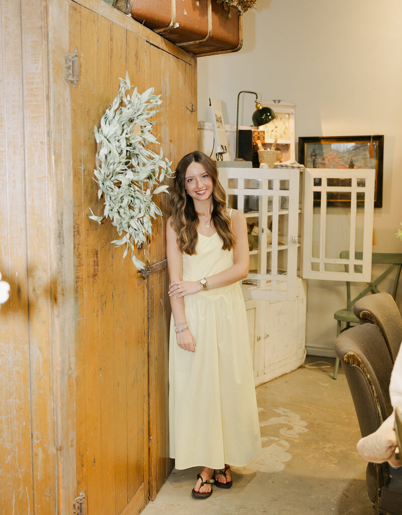 J.HOFFMAN'S Izard Dress- Yellow