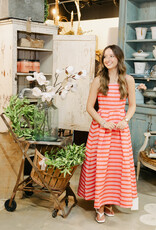 J.HOFFMAN'S Beach Club Dress- Pink/ Orange