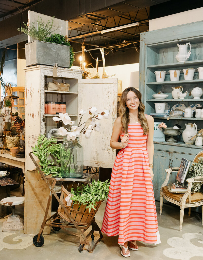 J.HOFFMAN'S Beach Club Dress- Pink/ Orange
