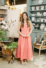 J.HOFFMAN'S Beach Club Dress- Pink/ Orange