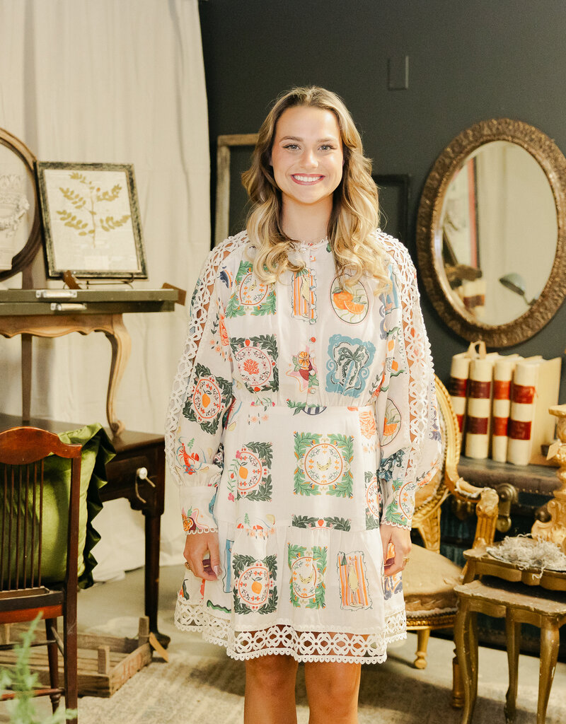 J.HOFFMAN'S Elora Dress- Chalk