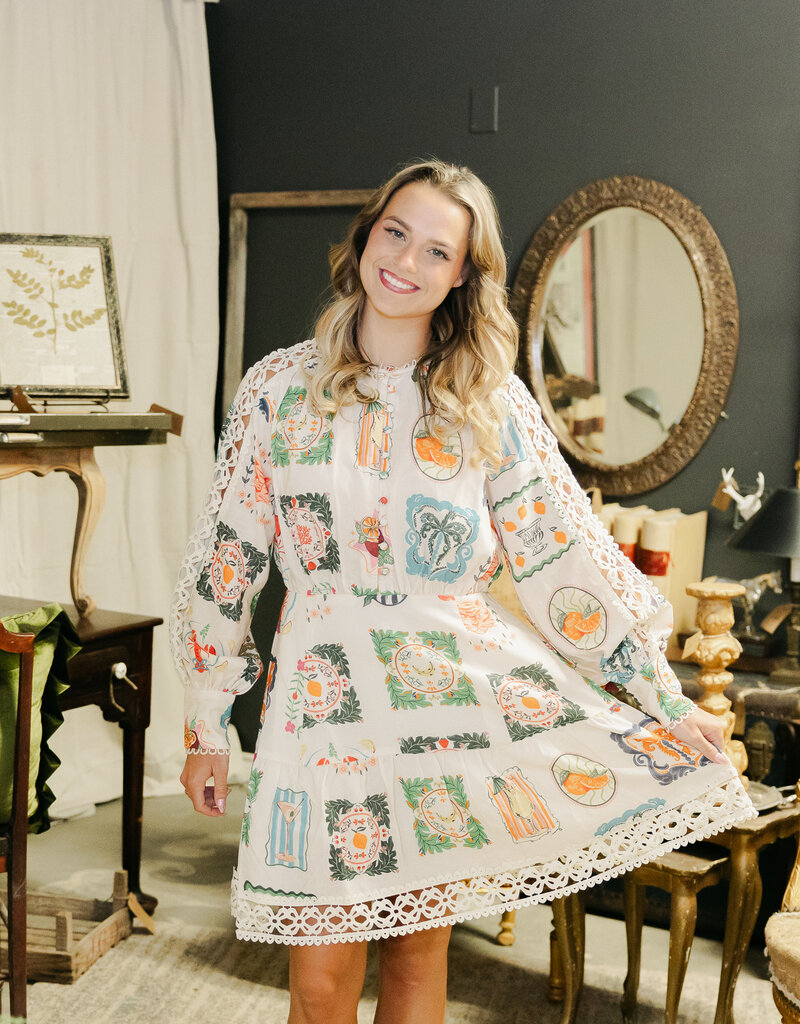 J.HOFFMAN'S Elora Dress- Chalk