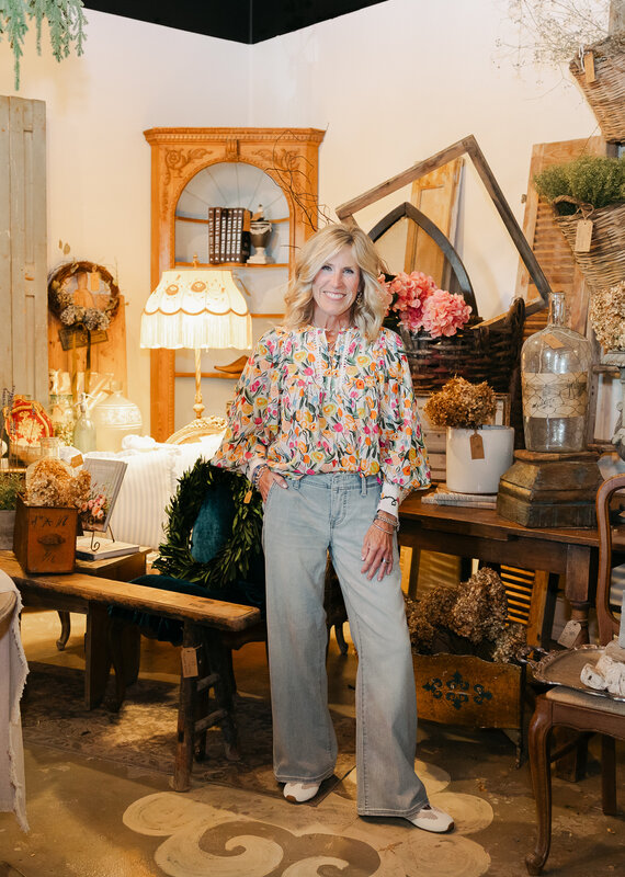 J.HOFFMAN'S Bertha Top- Ivory