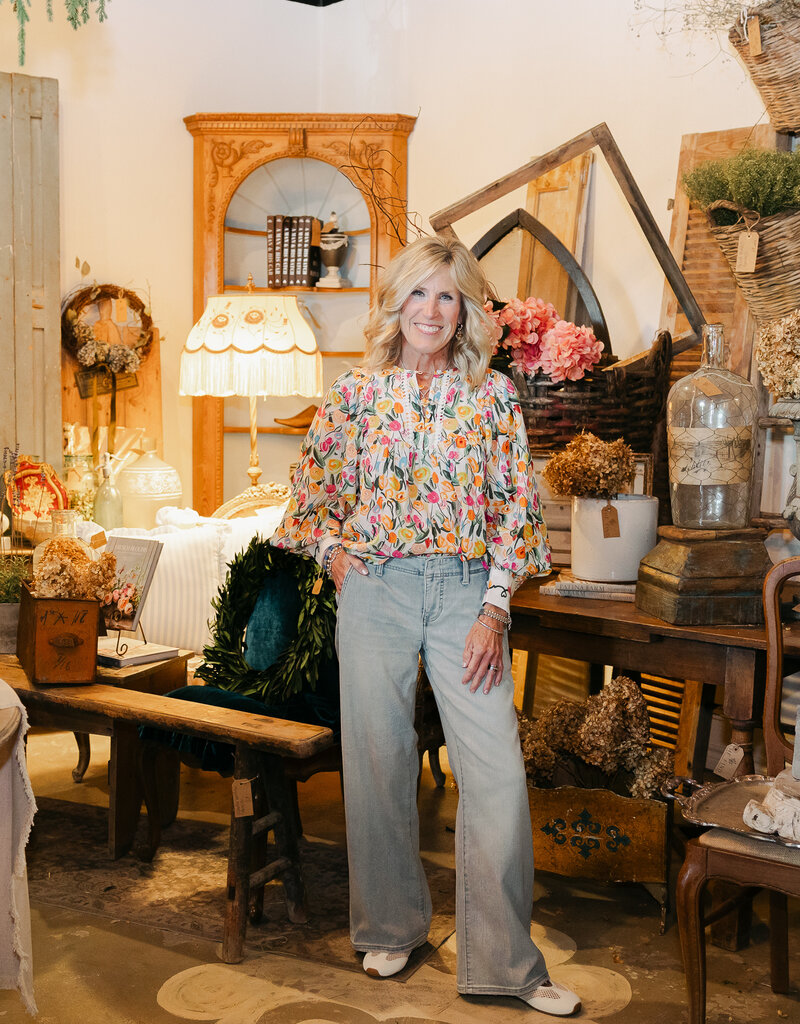 J.HOFFMAN'S Bertha Top- Ivory