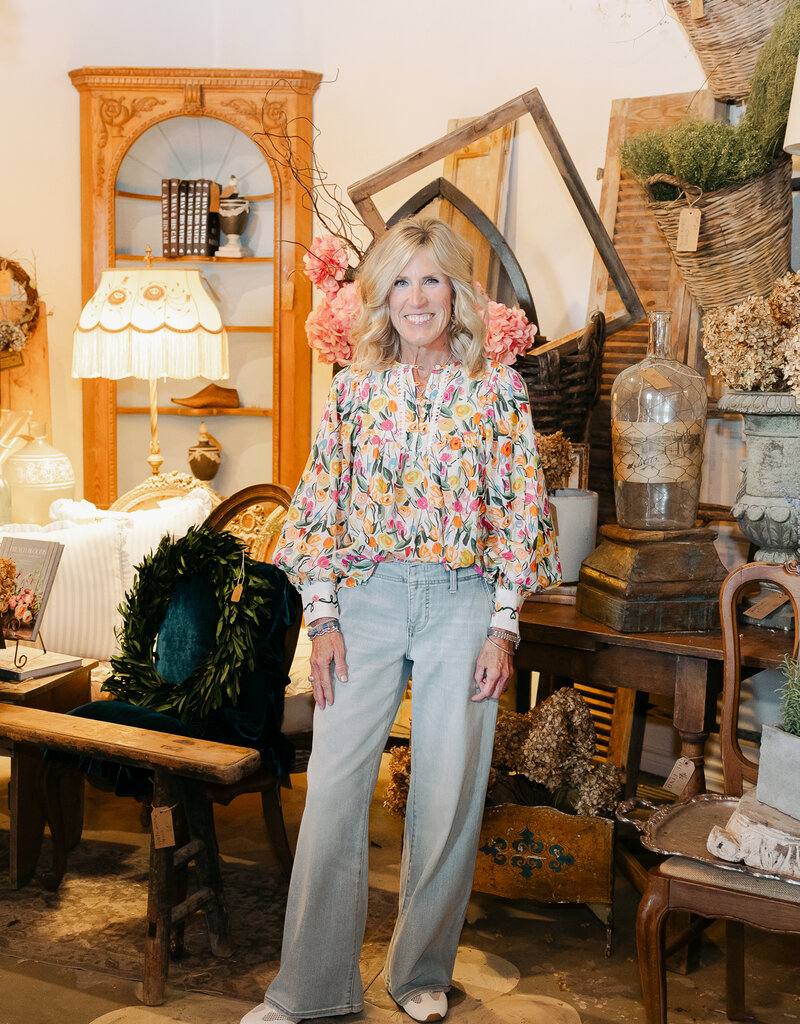 J.HOFFMAN'S Bertha Top- Ivory