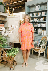 J.HOFFMAN'S Puffy Daisy Dress- Pink