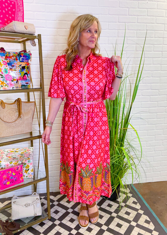 J.HOFFMAN'S Melody Dress- Thrift Pink