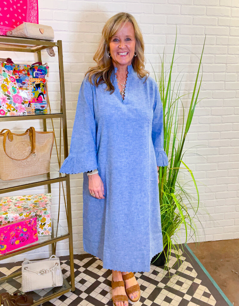 J.HOFFMAN'S Vivian Leigh Dress- Chambray