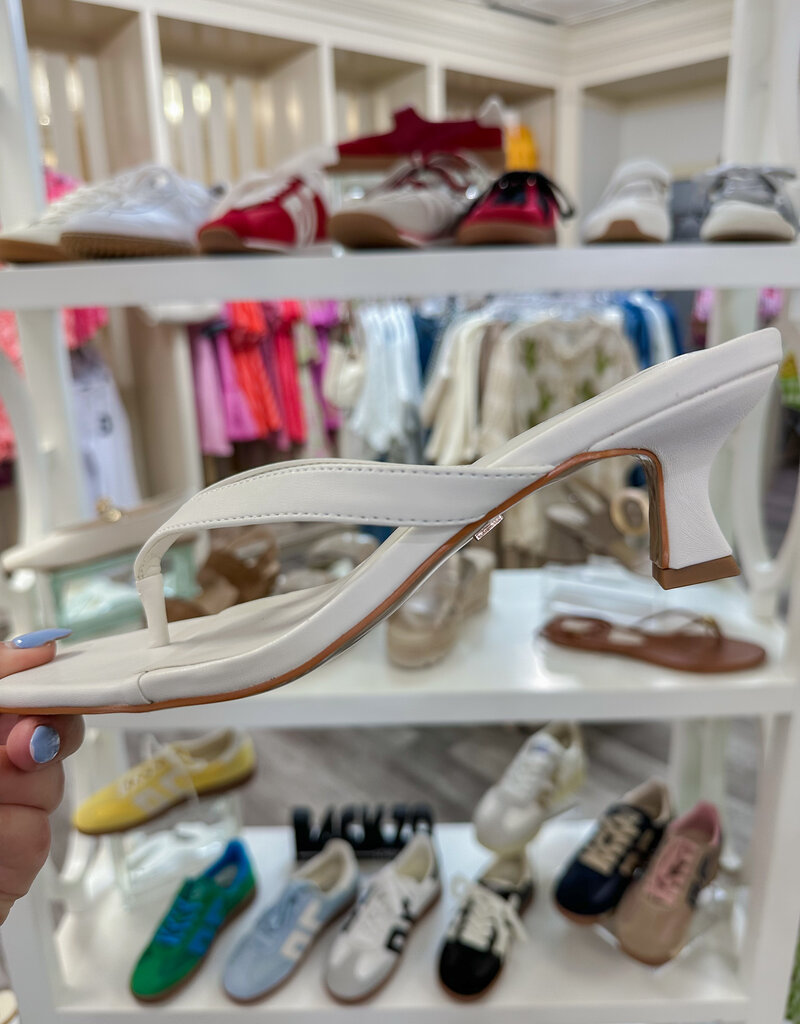 J.HOFFMAN'S Franny Sandal- Bone