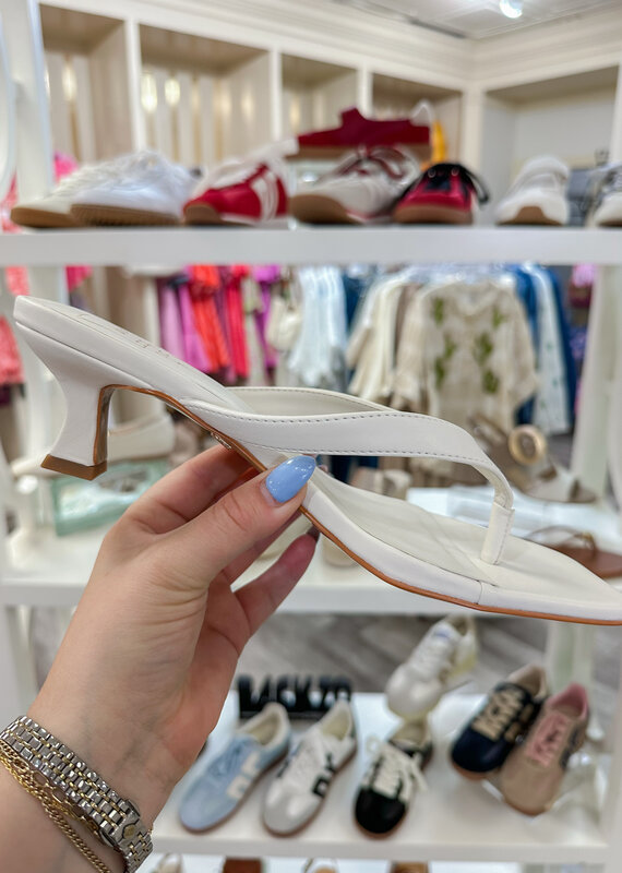 J.HOFFMAN'S Franny Sandal- Bone