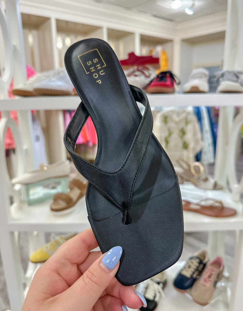 J.HOFFMAN'S Franny Sandal- Black