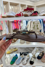 J.HOFFMAN'S Cely Sandal- Dark Brown