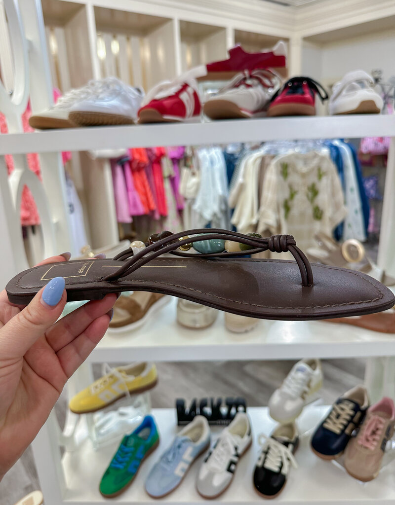 J.HOFFMAN'S Cely Sandal- Dark Brown