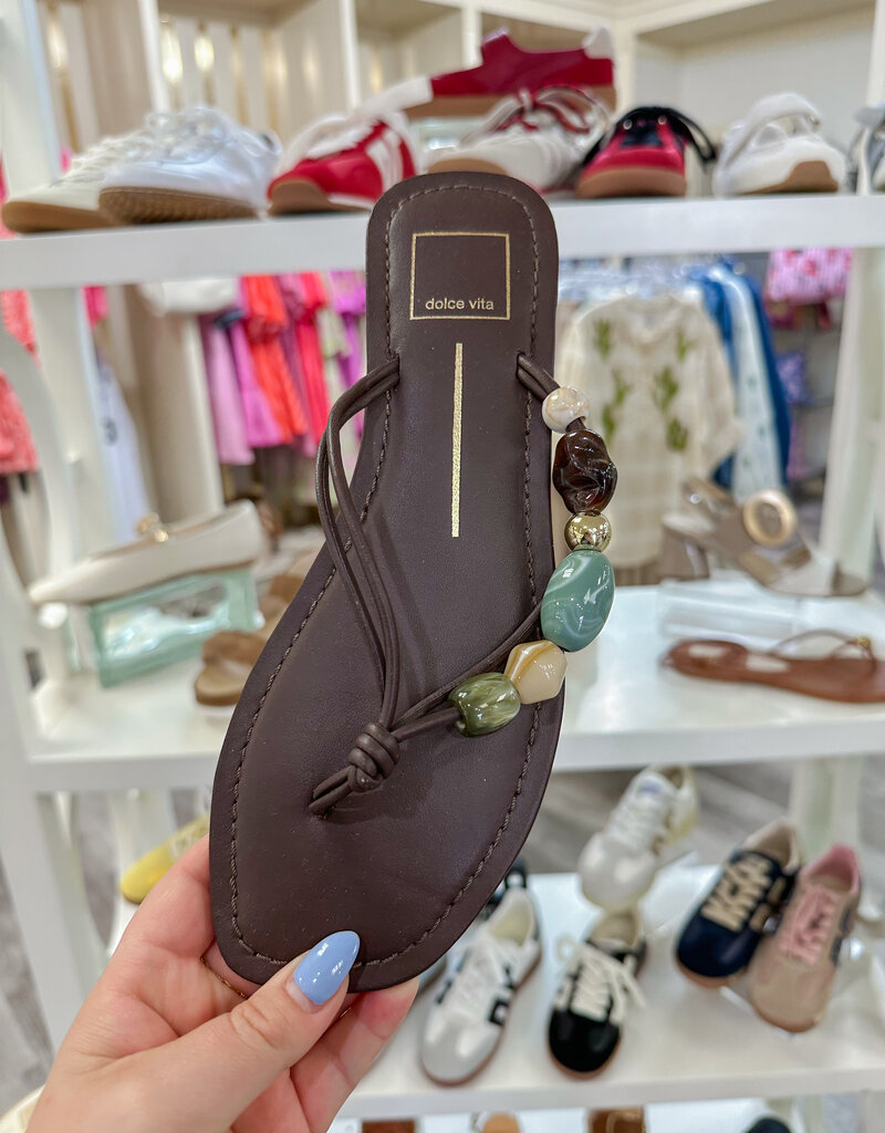 J.HOFFMAN'S Cely Sandal- Dark Brown