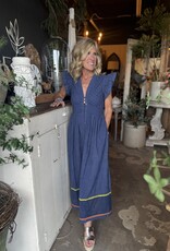 J.HOFFMAN'S Madeline Dress- Deep Cobalt