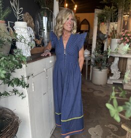 J.HOFFMAN'S Madeline Dress- Deep Cobalt