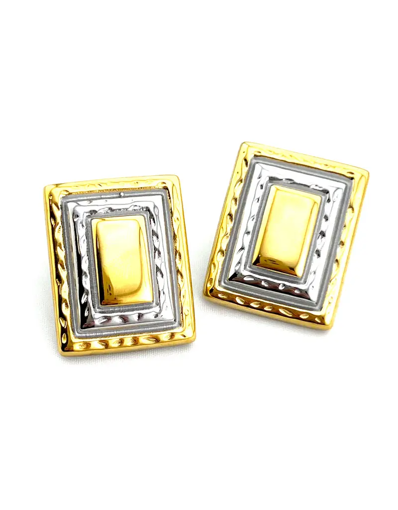 J.HOFFMAN'S Rectangle Mix Earrings