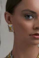 J.HOFFMAN'S Rectangle Mix Earrings