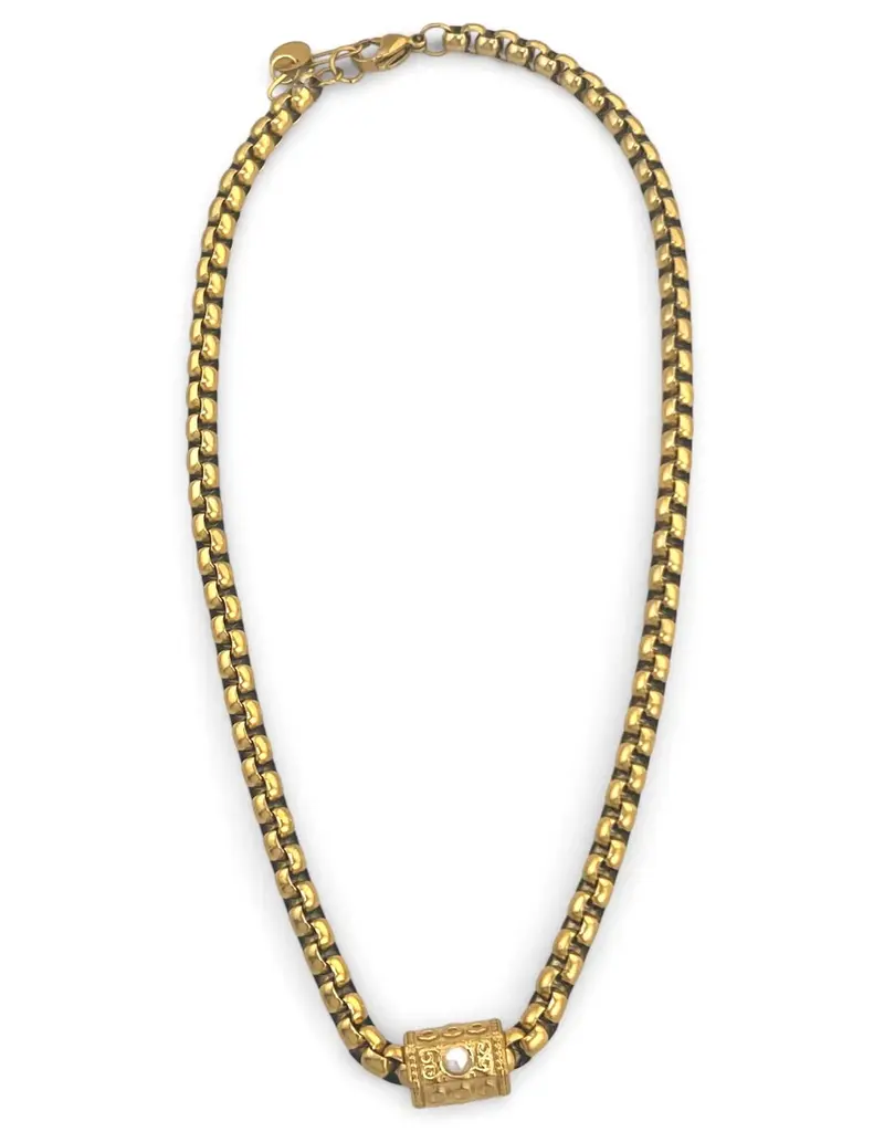 J.HOFFMAN'S Rue Necklace- White
