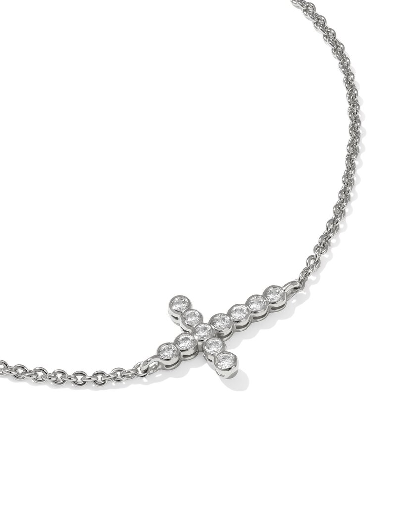KENDRA SCOTT Cross Crystal Delicate Bracelet
