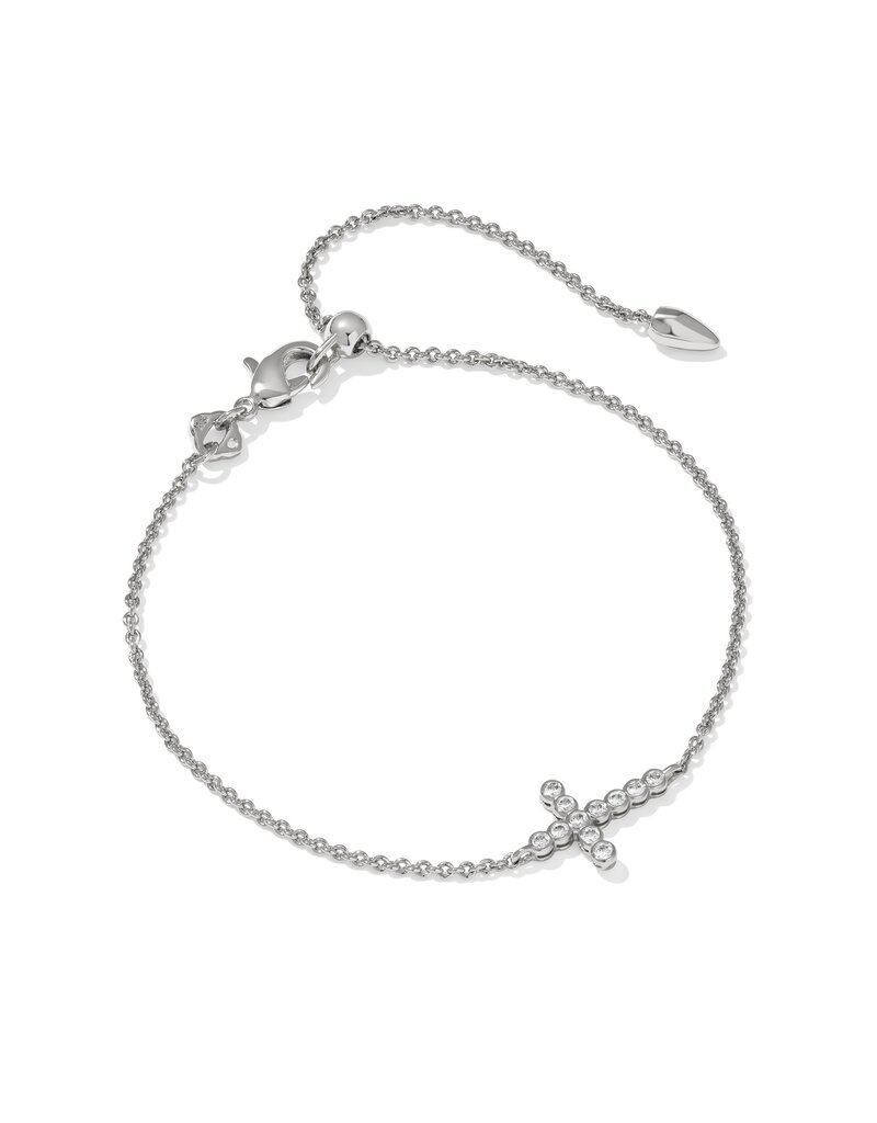 KENDRA SCOTT Cross Crystal Delicate Bracelet