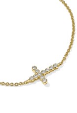 KENDRA SCOTT Cross Crystal Delicate Bracelet