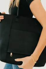 J.HOFFMAN'S Courtney Tote in Black Check