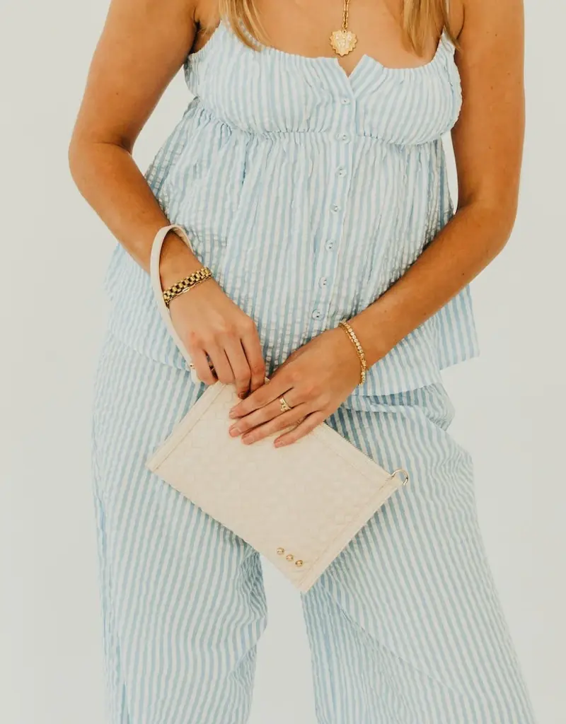 J.HOFFMAN'S Veda Crossbody Bag- Cream