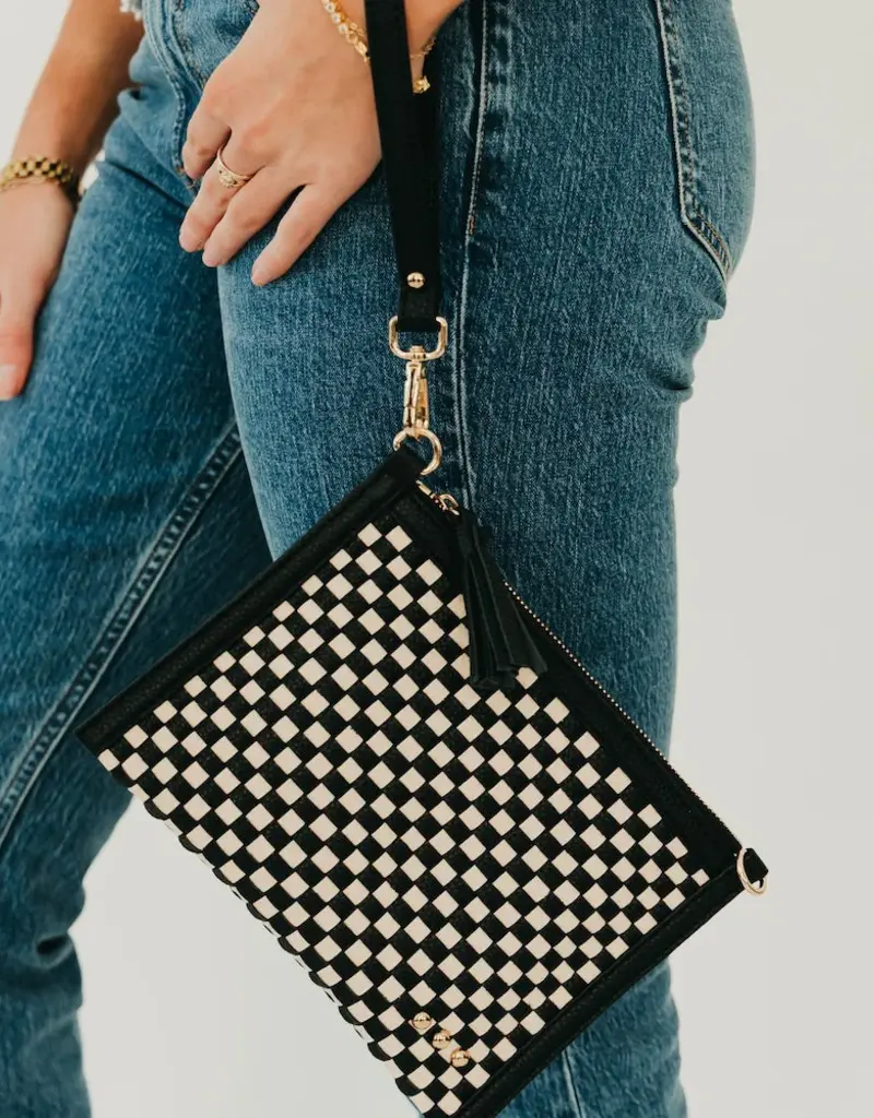 J.HOFFMAN'S Veda Crossbody Bag- Black