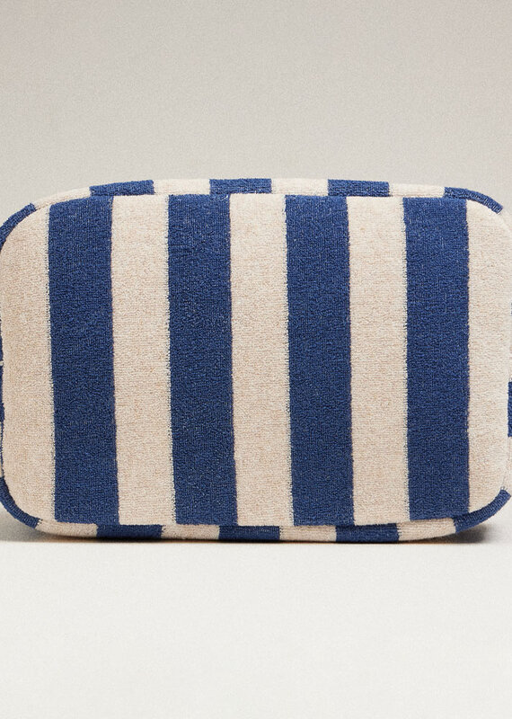 J.HOFFMAN'S Terrycloth Pouch- Navy