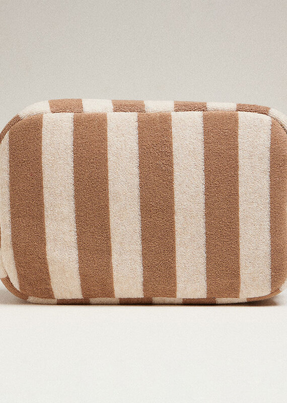 J.HOFFMAN'S Terrycloth Pouch- Beige