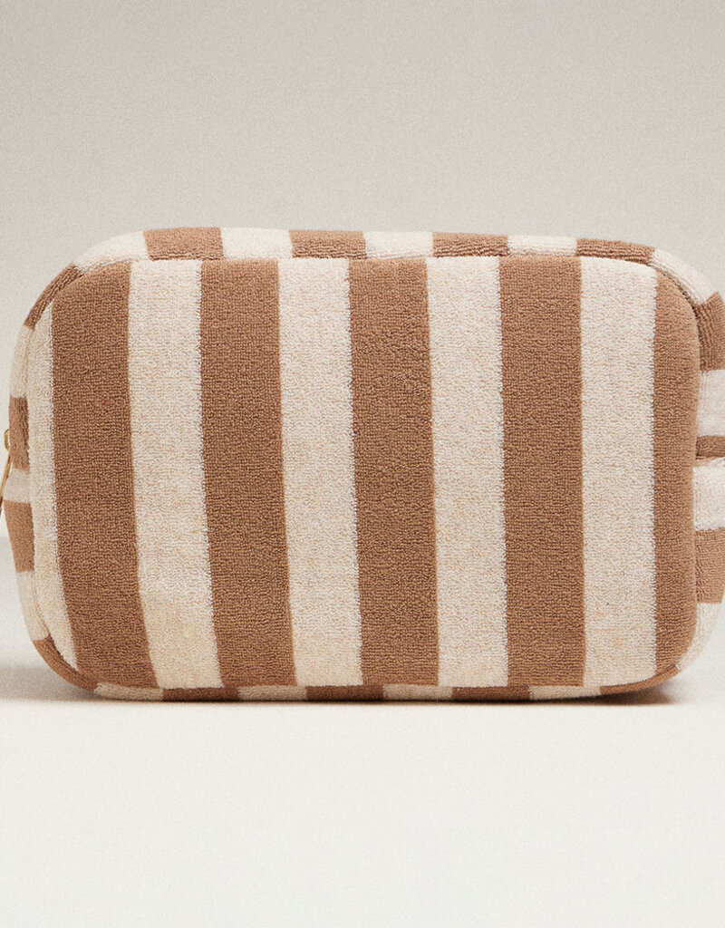 J.HOFFMAN'S Terrycloth Pouch- Beige