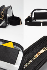 J.HOFFMAN'S Clear Camera Bag- Red