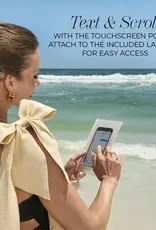 J.HOFFMAN'S Jelly Tote Bag- Ecru Raffia Bow