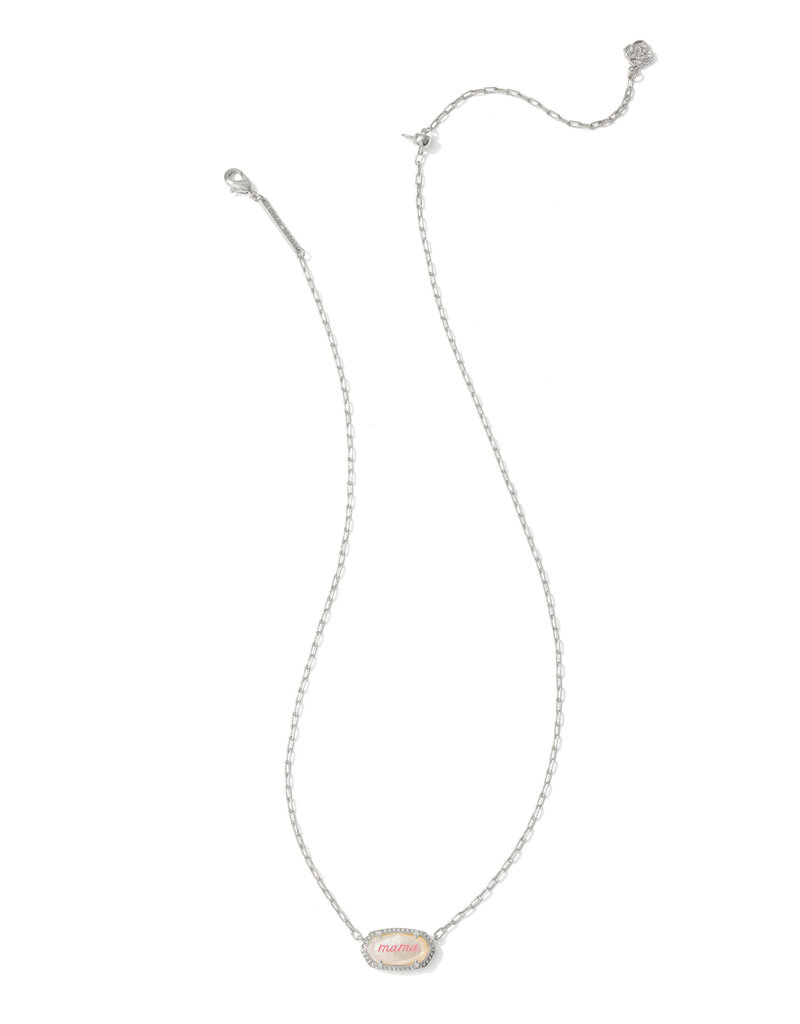 KENDRA SCOTT Elisa Mama Script Necklace