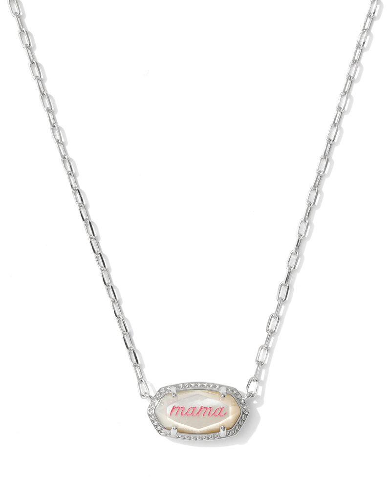 KENDRA SCOTT Elisa Mama Script Necklace
