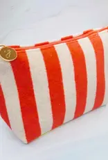 J.HOFFMAN'S Terry Striped Pouch- Citrus Rust