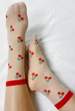 J.HOFFMAN'S Sheer Socks Set of 2- Sweet & Fruity